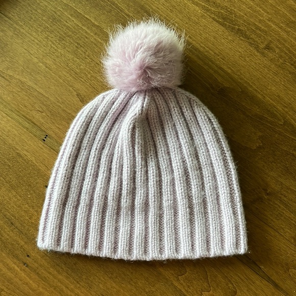 J Crew winter hat in lavender.